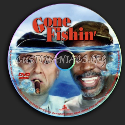 Gone Fishin dvd label