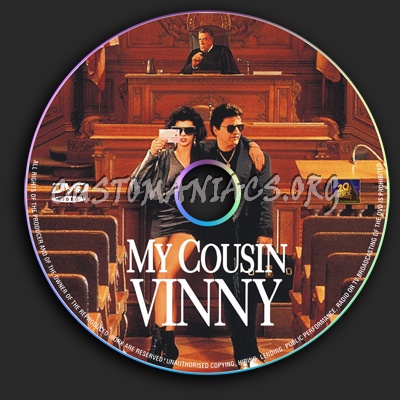 My Cousin Vinny dvd label