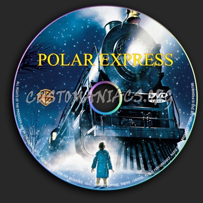 Polar Express dvd label