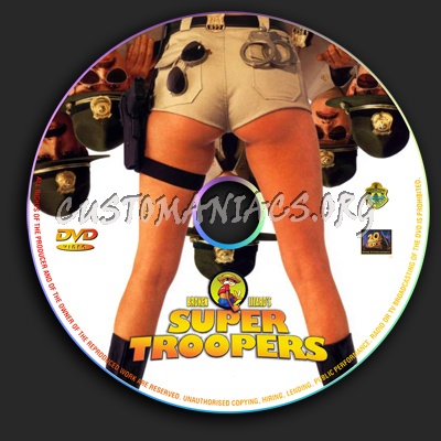 Super Troopers dvd label