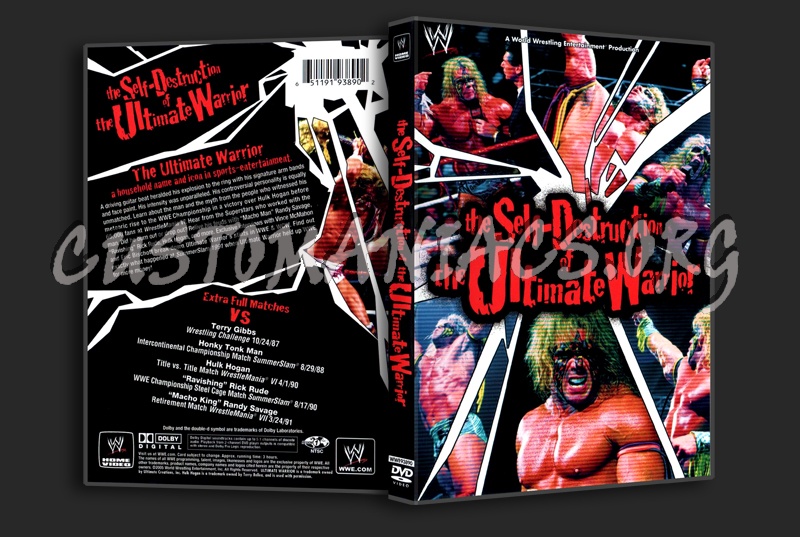 Self Destruction Of The Ultimate Warrior dvd cover