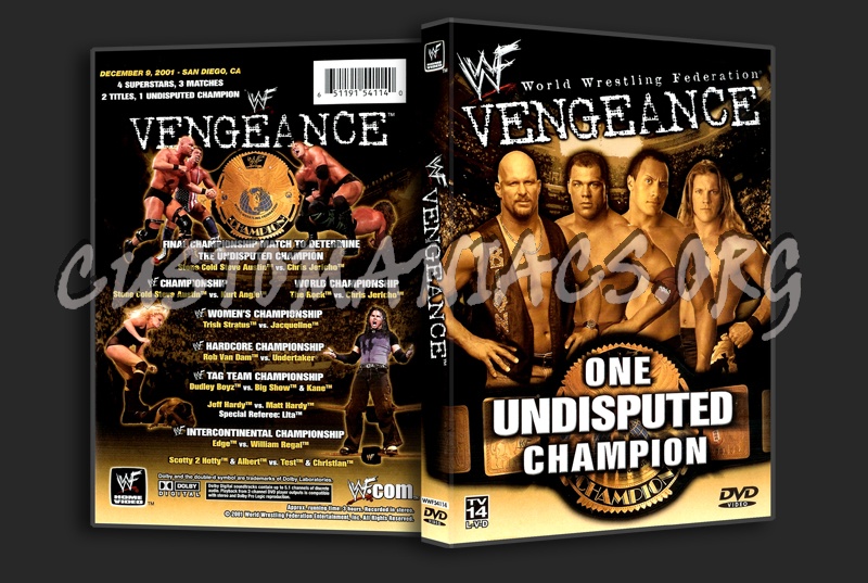WWE Vengeance 2001 dvd cover