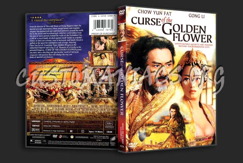 Curse of the Golden Flower dvd cover