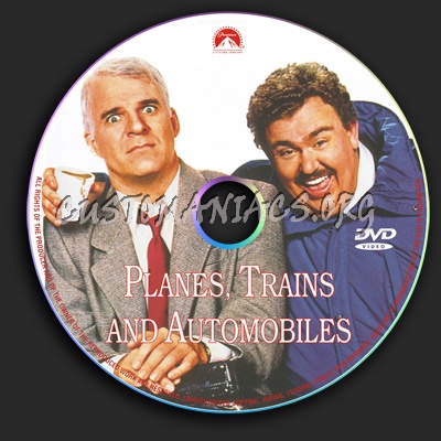 Planes Trains and Automobiles dvd label