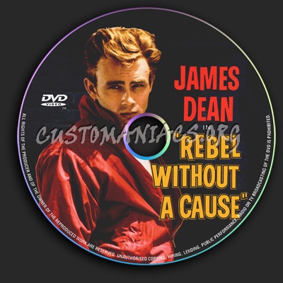 Rebel Without a Cause dvd label