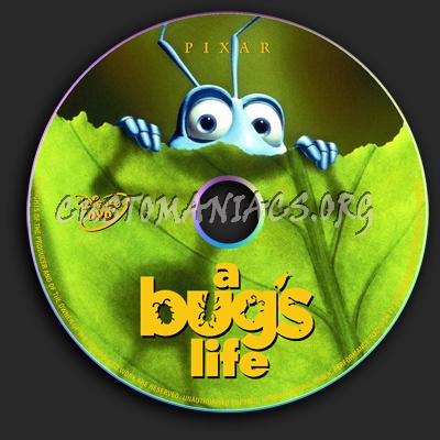A bug's life dvd label