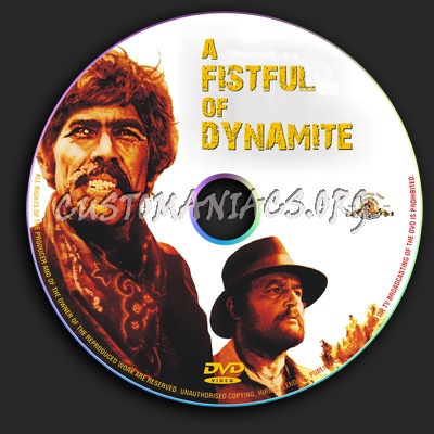 A Fistful Of Dynamite dvd label