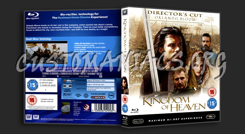 Kingdom Of Heaven blu-ray cover