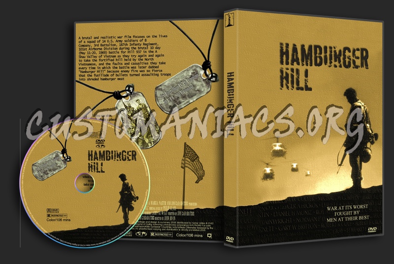 Hamburger Hill dvd cover