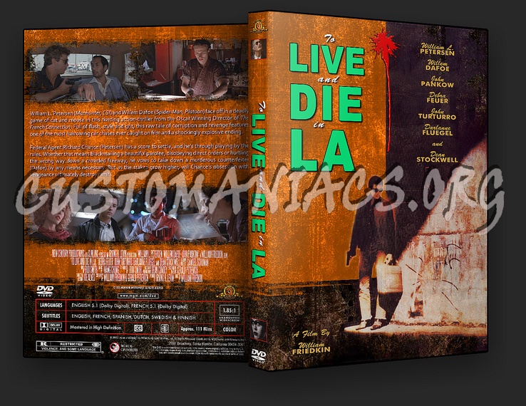 To Live And Die In L.A. dvd cover