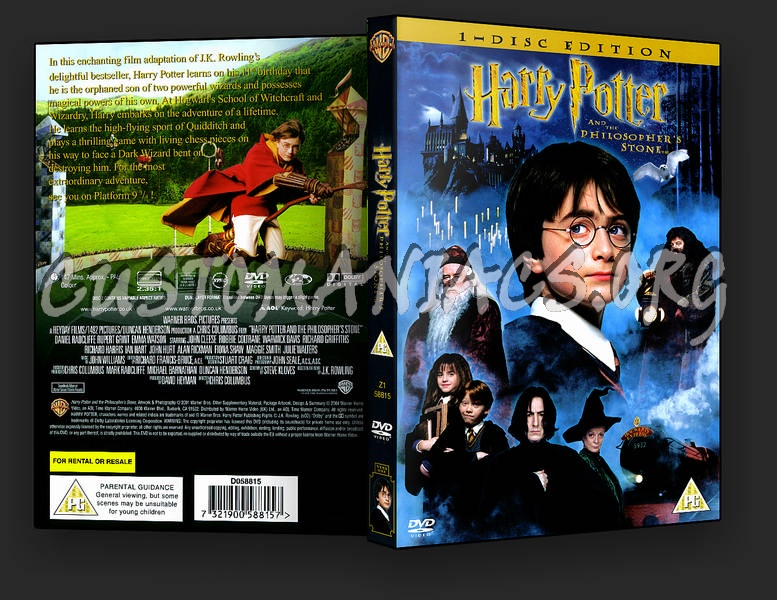 Harry Potter And The Philosophers Stone dvd cover