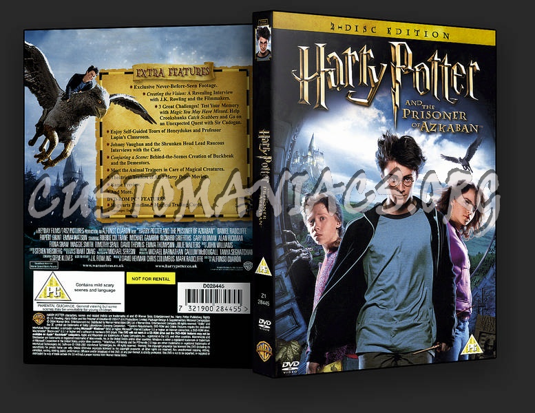 Harry Potter And The Prisoner Of Azkaban dvd cover