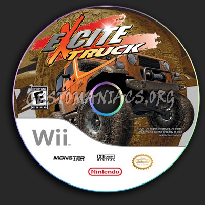 Excite Truck dvd label