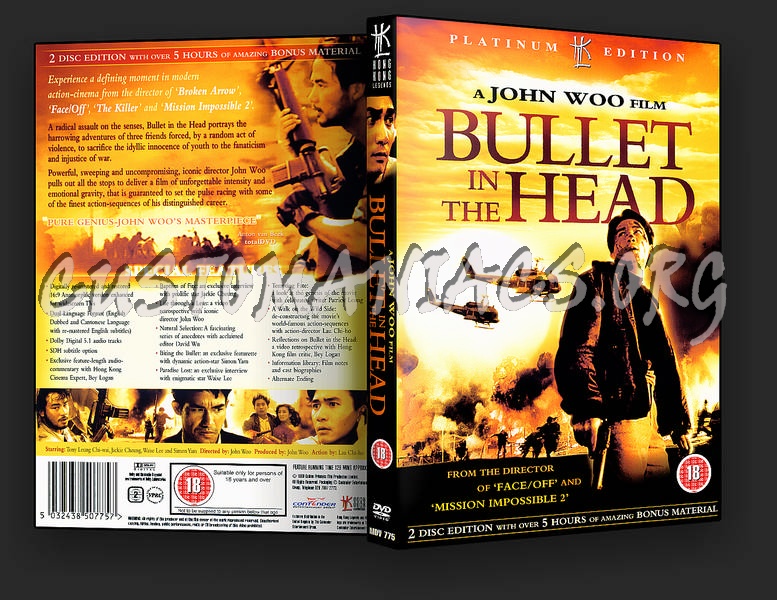 Bullet in the Head dvd cover