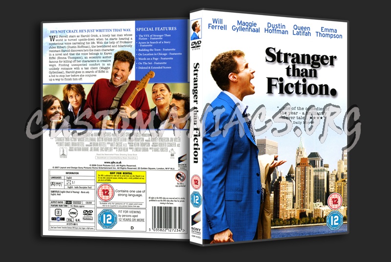 Stranger Than Fiction dvd cover