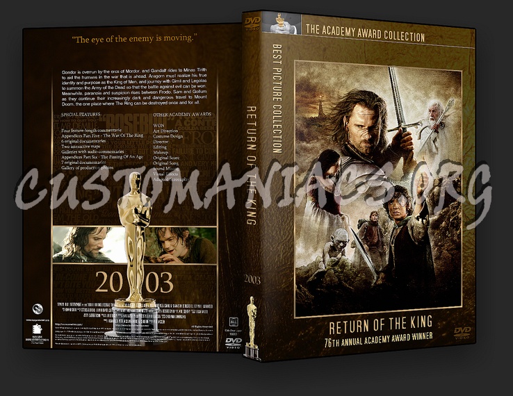 Lord of the Rings: Return of the King - Academy Awards Collection dvd cover