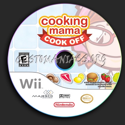 Cooking Mama Cook Off dvd label