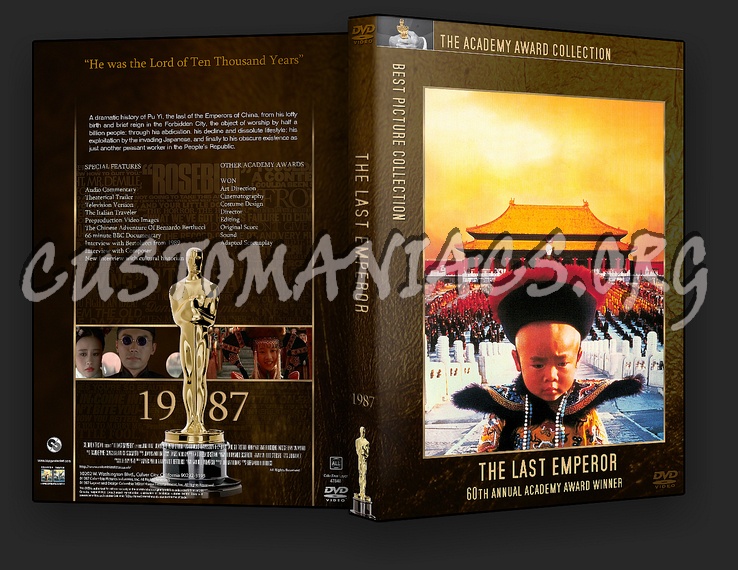 The Last Emperor - Academy Awards Collection dvd cover