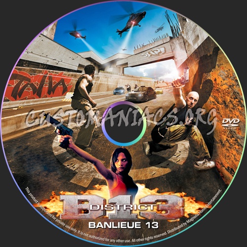 District 13 / D13 / Banlieue 13 / B13 dvd label