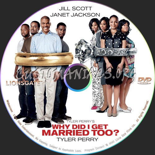 Why Did I Get Married Too? dvd label