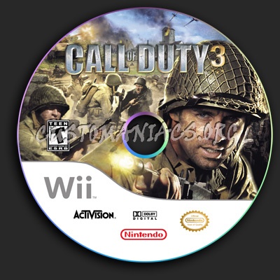 Call Of Duty 3 dvd label