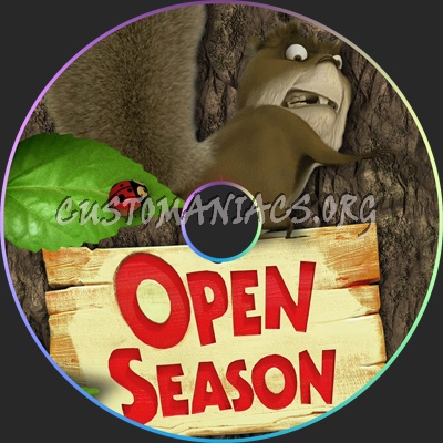 Open Season dvd label