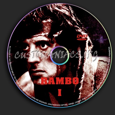 Rambo 3 dvd label