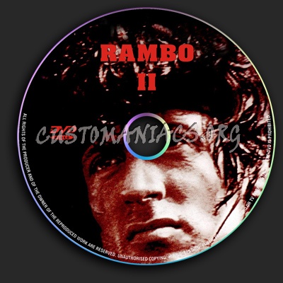 Rambo - First Blood dvd label