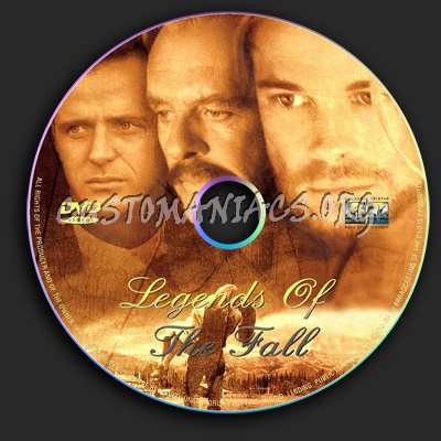 Legends Of The Fall dvd label