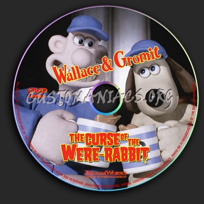 Wallace And Gromit - The Curse Of The Were Rabbit dvd label
