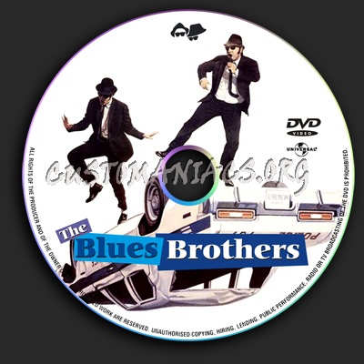 The Blues Brothers dvd label