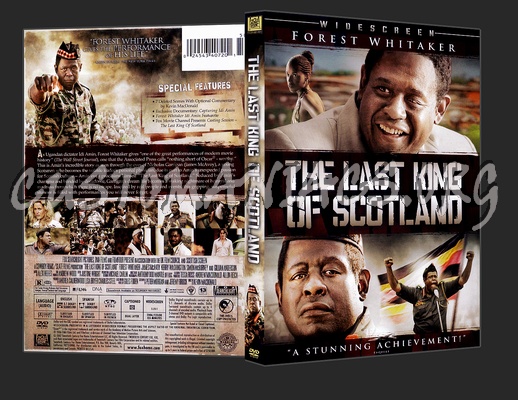 The Last King Of Scotland dvd cover