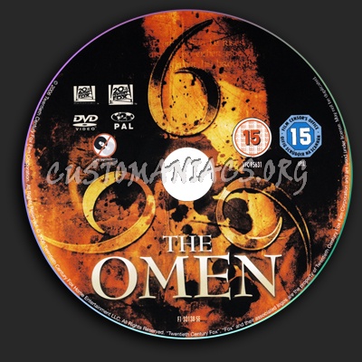 The Omen (2006) dvd label