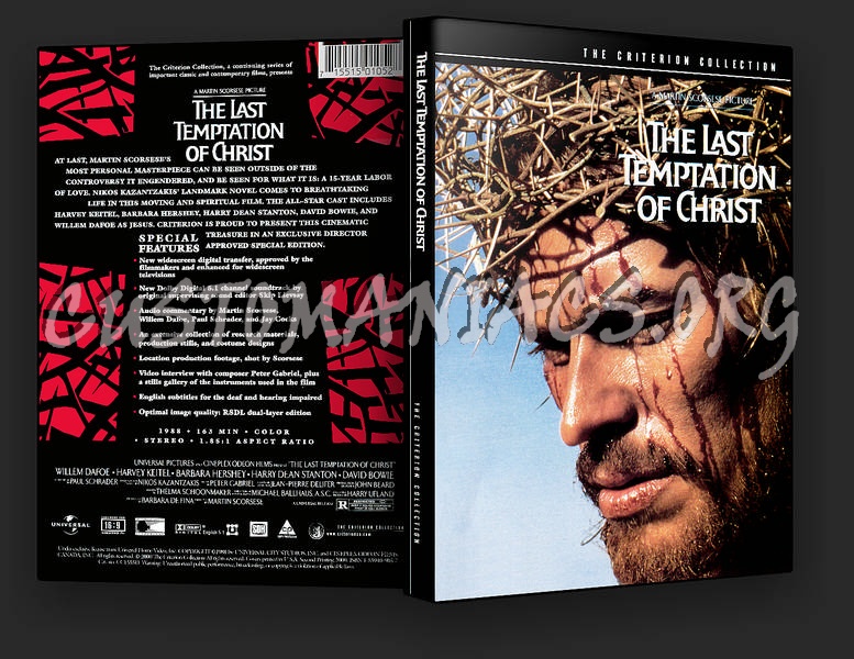 070 - The Last Temptation of Christ dvd cover