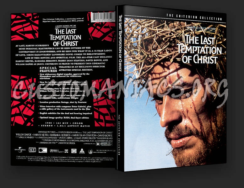 070 - The Last Temptation of Christ dvd cover