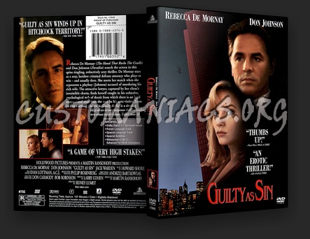 Guilty As Sin dvd cover