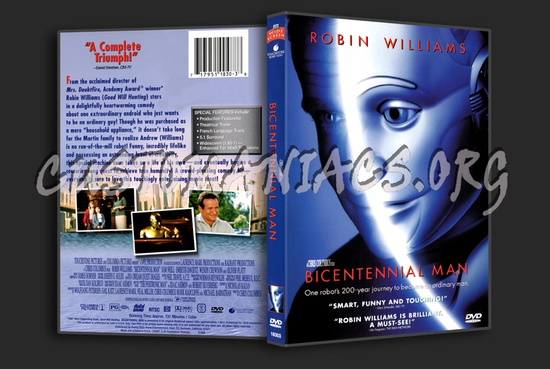 Bicentennial Man dvd cover