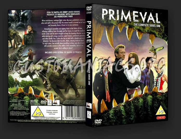 Primeval - Season 1 dvd cover