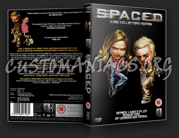 Spaced - Series 1 & 2 dvd cover