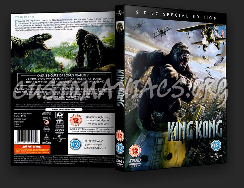 King Kong dvd cover