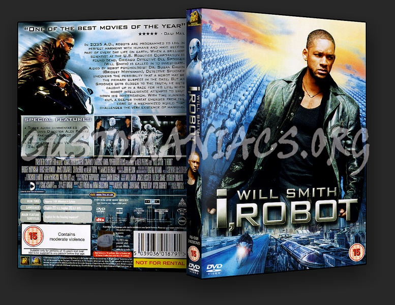 I Robot dvd cover