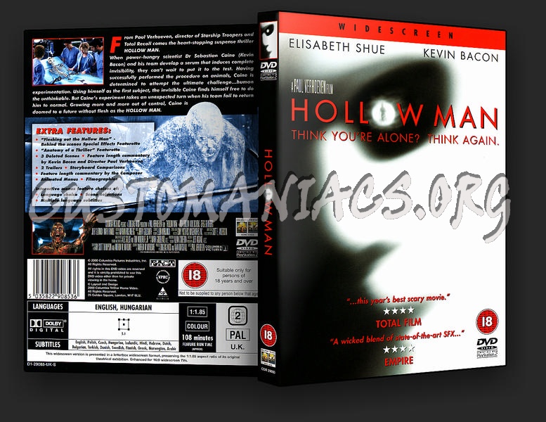 Hollow Man dvd cover