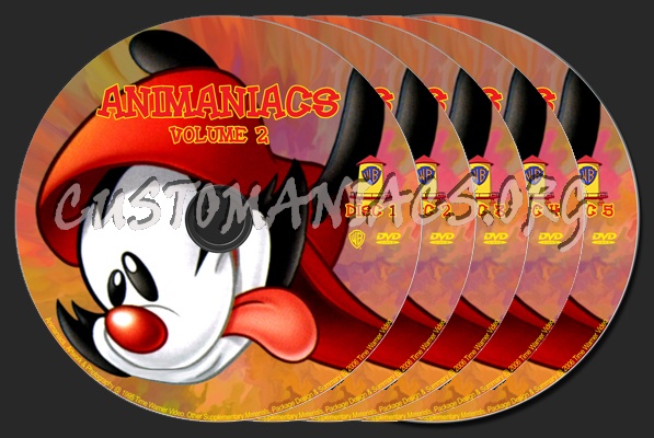 Animaniacs dvd label