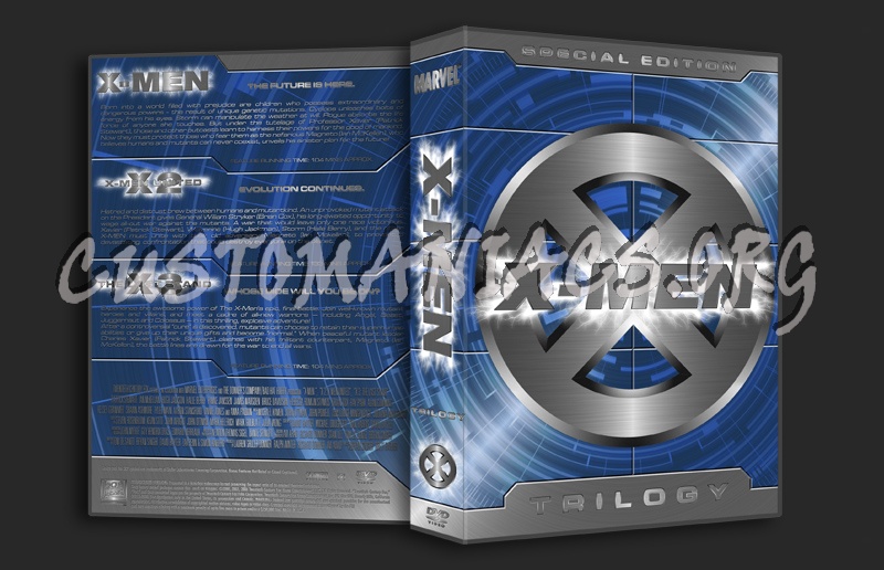 X-Men Trilogy dvd cover