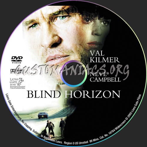 Blind Horizon dvd label