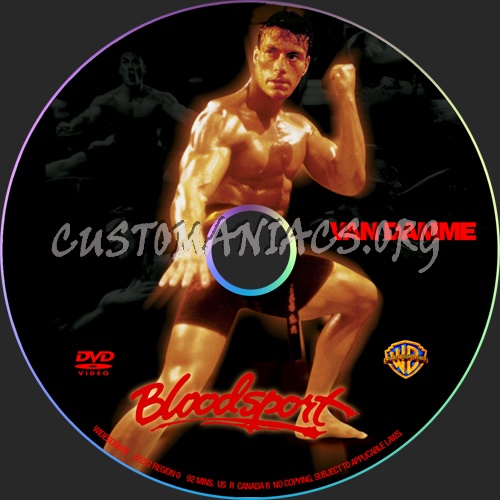 Bloodsport dvd label