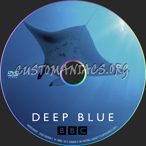 Deep Blue dvd label