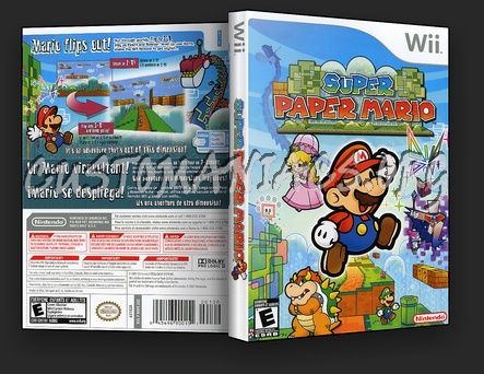 Super Paper Mario dvd cover
