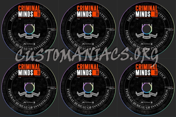 criminal minds Season 1 dvd label