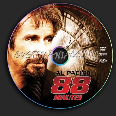 88 Minutes dvd label